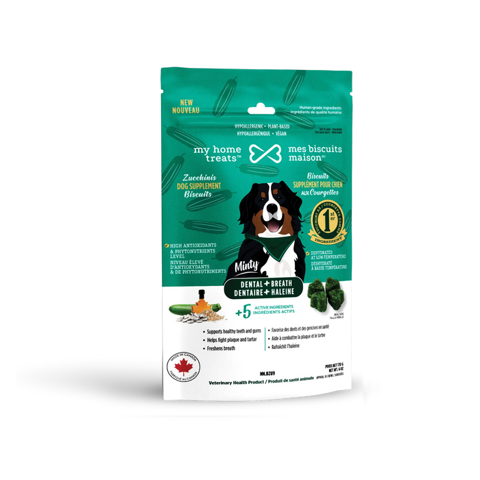 supplément dentaire + haleine pour chien aux courgettes - 170g