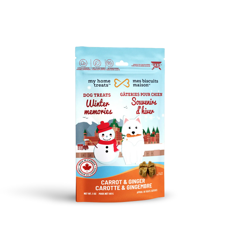 gâterie pour chien à la carotte et au gingembre - 140g