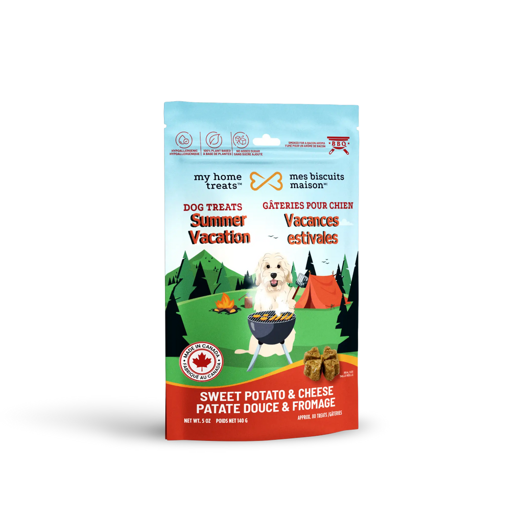 gâterie pour chien à la patate douce et au fromage - 140g