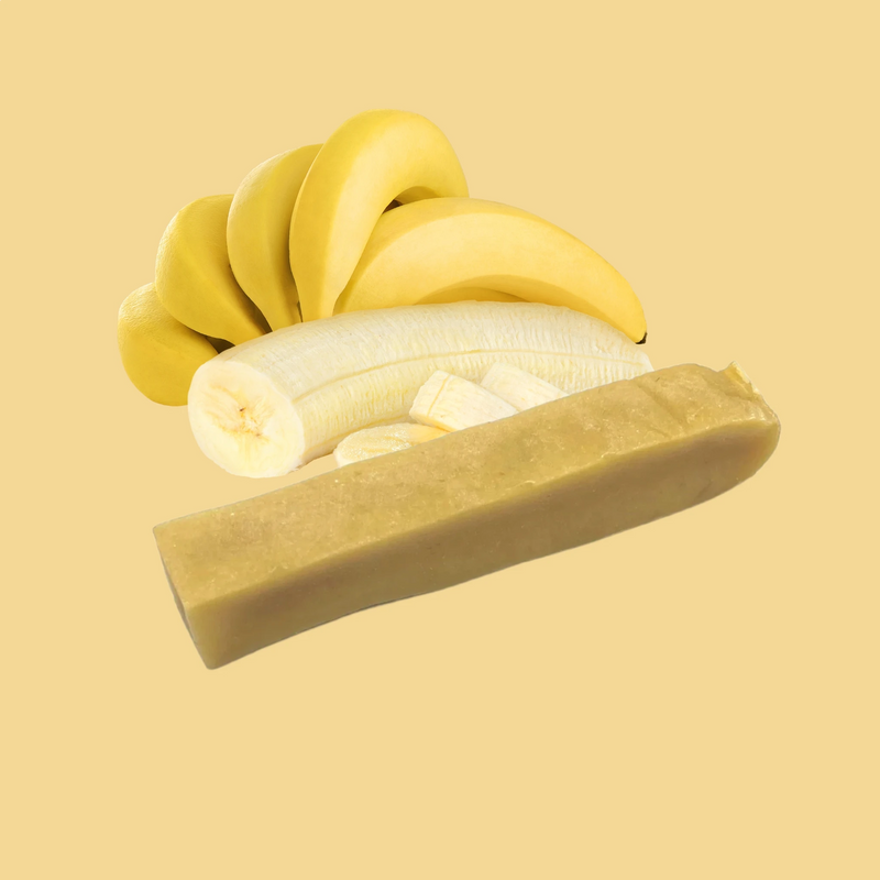 Fromage de yak pour chien grand format — saveur banane
